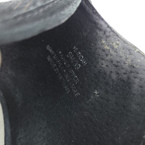 1.State Iddah Perforated Cutaway Bootie Block Heel Black Size 9M Edgy Western - Picture 7 of 9